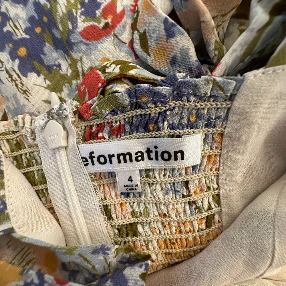 Reformation Nadira Dress in Countryside - Picture 15 of 16